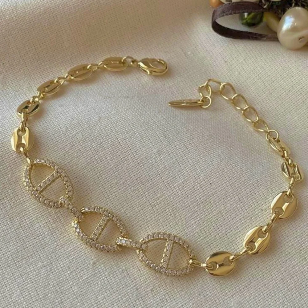 Restock 🔥 14K Gold Plated Mariner Link Chain Bracelet | Adjustable Waterproof
